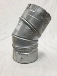 Metal-fab 4M45/60 Adjustable Elbow, In, Surelock, Deg, Galvanized. Fixed Price $55.60.