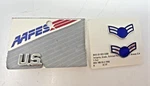 Us Force Old Airman 1ST Class Motorcycle Hat Cap Lapel Pin Set Lot Pair. Fixed Price $11.16.