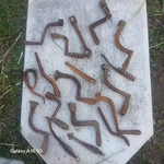 18 Antique Cast Iron Handle Wood Cook Stove Lid Lifter Shaker Grate Cranks. Fixed Price $200.00.