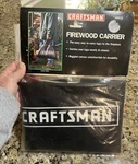 Craftsman 713663 Firewood Carrier Handles, Heavy Duty Canvas Bag -new. Fixed Price $19.99.