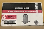 Supervent 6" Retro-fit Attic Insulation Shield JSC6SAIS Insulated Chimney New. Fixed Price $42.00.