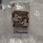 Chip And Dale Disney Authentic Pin-on-pin Rustic Wood Log Forest. Fixed Price $24.99.
