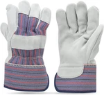 & Products Cowhide Leather Work Gloves With Suede Finish Palm Rubberized Saf. Fixed Price $27.01.