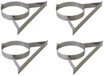 (4) Ea Selkirk 206520 6T-WB 6" Steel Chimney Pipe Wall Band Support Brackets. Fixed Price $168.89.