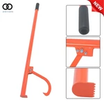 With Rubber Handle 58" Roller Tool Lifter Felled Cant Hook Logging Red. Fixed Price $53.38.
