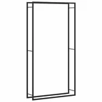 Firewood Rack Storage Log Stand Stacker Holder Matt Black Steel Vidaxl. Fixed Price $97.99.