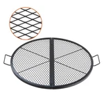 36" Foldable Round Cooking Fire Pit Grill Grate X-marks Heavy-duty Steel. Fixed Price $42.99.