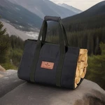 Whiteduck Tuff Large Firewood Carrier 21 Oz. Heavy Duty Waxed Canvas Log Black. Fixed Price $29.99.