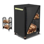 Toemue Firewood Log Rack Cover, Outdoor With Openable Front FLAP,2.... Fixed Price $61.81.