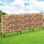 Large Metal Firewood Storage Rack Logs Holder Adjustable Length. Fixed Price $65.90.