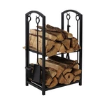 Sunnydaze 4-PIECE Fireplace Log Rack & Tool Set Tidy Firewood Holder For. Fixed Price $108.75.