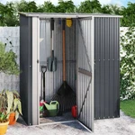 Garden Shed Anthracite 71.1"X38.2"X82.5" Galvanized Steel. Fixed Price $290.49.