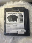 New Outdoor Firewood Log Hoop Cover - Sunnydaze 40 Black Heavy Duty. Fixed Price $10.00.