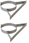 Selkirk 206520 6T-WB 6" Steel Chimney Pipe Wall Band Support Bracket Pack Of. Fixed Price $108.78.