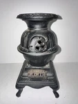 Antique Cast Iron Toy Stove Blaze Mini Salesman Sample Estate. Fixed Price $60.00.