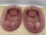 Corning Soup & Sandwich Plate Visions H-811 Lot Of Cranberry Glass 11-1/2. Fixed Price $19.00.