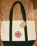 Trader Joe's Canvas Green Tote Bag - Limited Edition 2025, No More At Stores. Fixed Price $50.00.