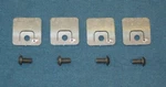 Harman Wood And Coal Stove Glass Clips, Set Of 2-00-05202-4, Oem. Fixed Price $40.99.