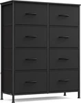 Songmics 8 Drawer Fabric Dresser Storage Organizer Steel Frame Black. Fixed Price $69.99.
