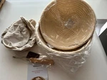 Banneton Sourdough Bread Proofing Basket Set 9 & 10 Inch Round New Many Extras. Fixed Price $34.00.