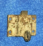 Victorian Cast Iron Cupboard Latch Lock Pull Ring For Parts Door Drawer Hutch. Fixed Price $19.95.