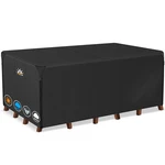 Zettum Patio Furniture Cover Rectangle - 600D Outdoor Table Waterproof & H. Fixed Price $81.77.