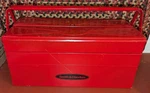 Rare Smith & Hawken Red Metal Double Handle Storage Garden Tool Shed Box France. Fixed Price $246.02.