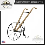 HWP-24WH Maxim High Wheel Plow 24" Steel With 4.5" Wood Handles. Fixed Price $216.00.