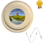 12 Pack Fulton 1F-72 Flue Stopper 8-3/16" Diameter Decorative Enamel Metal Cover. Fixed Price $124.95.