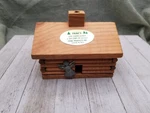Paine's Log Cabin Angel Medallion Fir Wooden Incense Burner Paines Christmas. Fixed Price $17.50.
