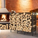 4FT Firewood/log Storage Rack Outdoor/indoor For Fireplace Stand. Fixed Price $27.99.