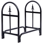 Topbuy 2 Feet Heavy Duty Steel Firewood Log Rack Outdoor Storage Holder. Fixed Price $30.99.