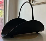 Panacea Fireplace Black Matte Steel Log Basket 16 HX21 WX13.5 D. Fixed Price $34.00.