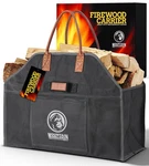 Mountain Grillers Heavy Duty Canvas Firewood Carrier - Features Reinforced Ha.... Fixed Price $24.93.