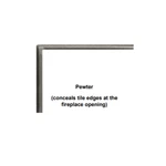 Empire DF60HP Hammered Pewter Trim Kit (for 60" Boulevard Dv Linear Fireplace). Fixed Price $158.49.