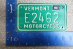 Vermont License Plate Tag Vt 1982 Natural Sticker Motorcycle E2462. Fixed Price $38.00.