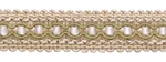 Copro 1" Imperial Collection Gimp Braid Trim, White Sands 5 Yards. Fixed Price $17.95.