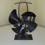 Vonhaus Heat Powered Stove 4-BLADE Wood Burner Fan, Black. Fixed Price $34.99.
