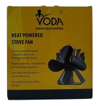 Voda 4-BLADE Heat Powered Stove Fan For Wood Log Burner Fireplace VDSF624B. Fixed Price $29.99.