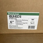 Duravent 6'' Duraliner Extend-a-cap Kit (round 13 18) 6DLR-KXC18. Fixed Price $123.99.