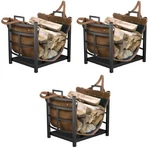 Panacea 15245 Mission Metal Firewood Log Holder Synthetic Carrier - Pack Of 3. Fixed Price $299.99.