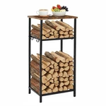 Firewood Rack Indoor 32.3 Inch 2-TIER Holder Outdoor Coffee T.... Fixed Price $65.30.