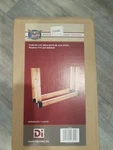 New Dagan Pair Of Log Holder Brackets Black Steel LB100 Approx. 13"L 3-3/4"W. Fixed Price $36.29.