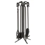Uniflame 5-PIECE Black Wrought Iron Fireplace Tools Set (F-11140). Fixed Price $148.99.