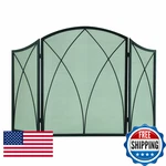 Pleasant Hearth Arched 3-PANEL Victorian Gothic Fireplace Screen 959. Fixed Price $101.23.