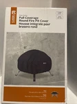 Classic Accessories Patio Full Coverage 30" X 12" Round Fire Pit Black New. Fixed Price $13.99.