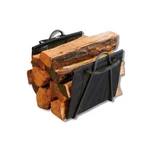 Panacea Black Matte Steel Log Rack 15216. Fixed Price $38.99.