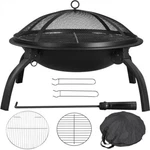22IN Wood Burning Portable Folding Firepits Bowl Garden Bbq Camping. Fixed Price $79.99.