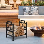 Indoor/outdoor Firewood Log Rack - Steel Fireplace Storage Holder Us Ship. Fixed Price $29.95.