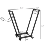 Log Rack Firewood Off-the-ground Design Keeping Dry And Clean. Fixed Price $81.18.
